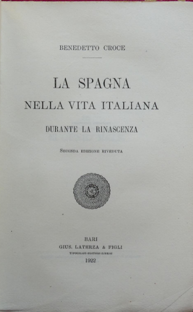 LA SPAGNA NELLA VITA ITALIANA DURANTE LA RINASCENZA